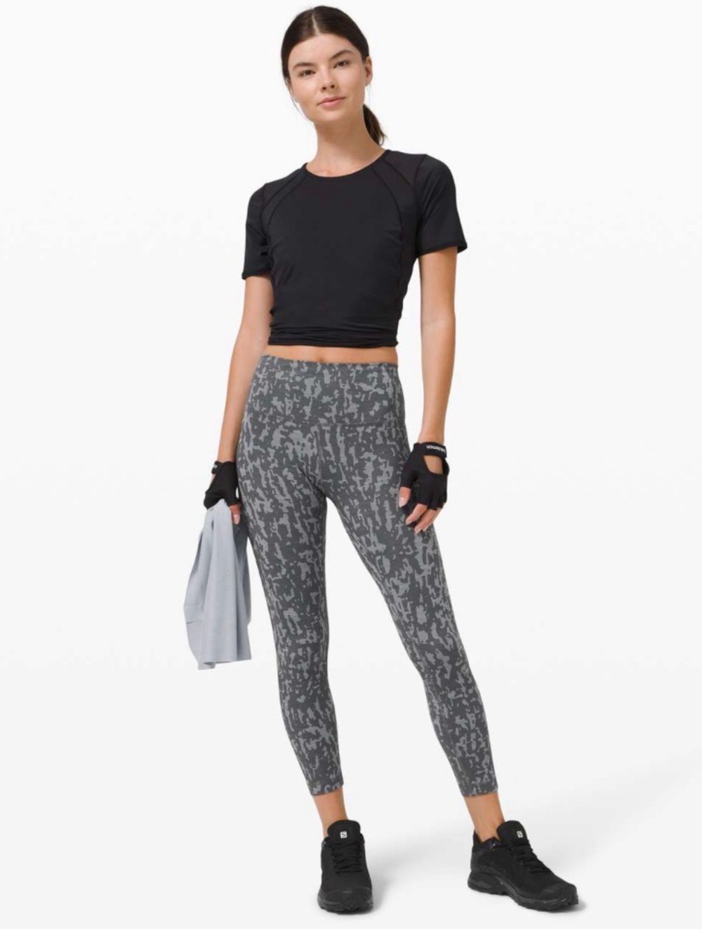 Lululemon Wunder Train HR Tight 25" *Print
Heathered Black Asphalt Grey Size 6 - Picture 3 of 3